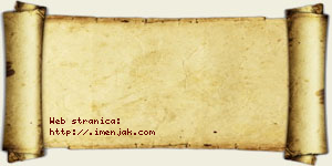 Rumena Michaud vizit kartica